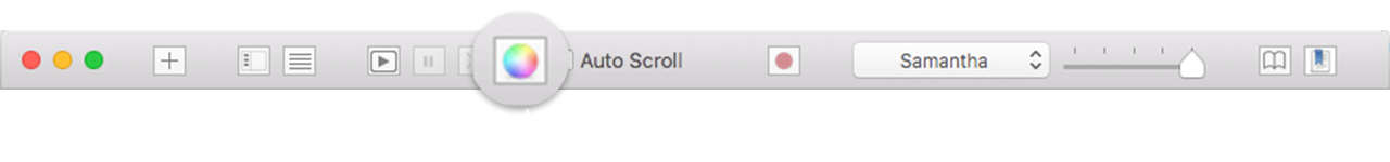 Highlighting color option